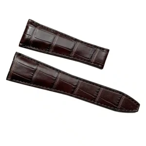 Maurice Lacroix watch strap Pontos PT6187 PT6197 Alligator 26 mm for clamp closure