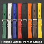 Maurice Lacroix Pontos Rubber Strap 21 mm buckle PT6188 PT6118