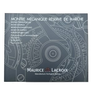Maurice Lacroix Reserve De Marche Automatic Mechanical movement Instructions Manual Booklet