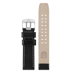 Luminox Pittards Black Leather Watch strap universele 26 mm FEX.6600.20TI.K
