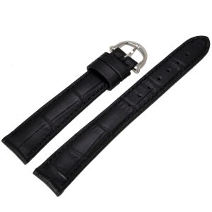 Maurice Lacroix Leather watch strap Black 15 mm