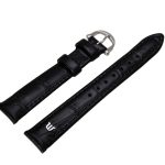 Maurice Lacroix Leather strap Black 15 mm with M