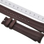 Maurice Lacroix Pontos rubber strap 21mm PT6178 PT6188 PT6118 Brown