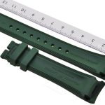 Maurice Lacroix Pontos rubber strap 21mm PT6178 PT6188 PT6118 Green 1
