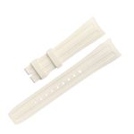 Maurice Lacroix Pontos rubber strap 21mm PT6178 PT6188 PT6118 White