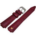 Maurice Lacroix RED leather strap 18 mm for Fiaba FA1007 Chrome buckle and M