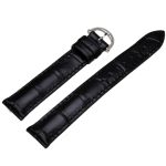 Maurice Lacroix Watch strap Black Leather 16 mm