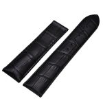 Maurice Lacroix black leather Watch strap 20 mm for folding buckle