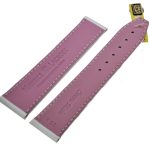Maurice Lacroix crocodile leather Watch strap for folding buckle 20 mm White-1