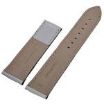 Maurice Lacroix leather Watch strap for folding buckle 20 mm White with black stitching-1