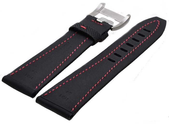 Pontos S Supercharged PT6009 Strap RED 24 mm