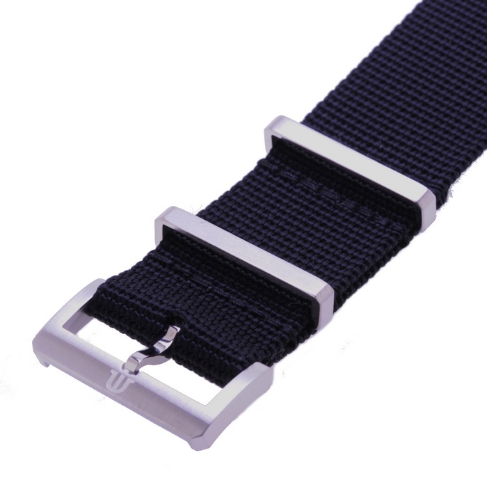 Maurice Lacroix PT6008 PT6018 Pontos S NATO strap band Black - Blue 22 mm